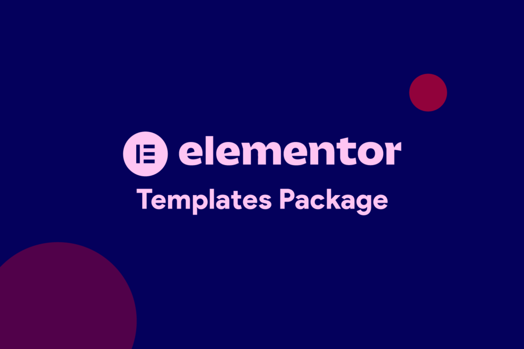 Elementor Templates Package