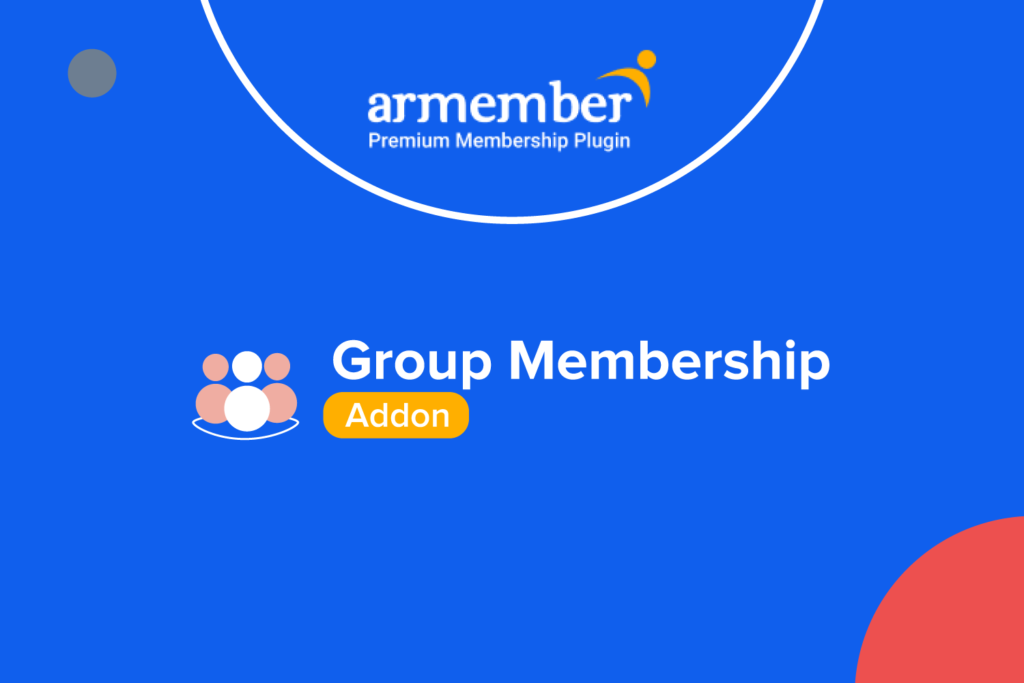 ARMember Group Membership Addon v1.0