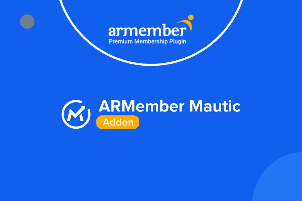 ARMember Mautic Addon v1.1