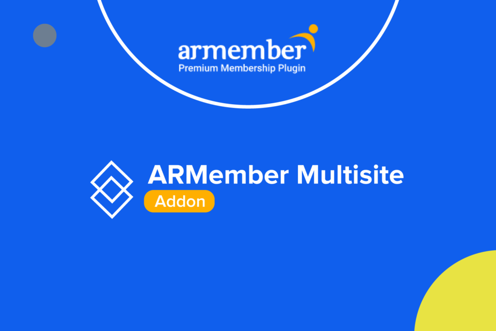 ARMember Multisite Addon v1.1