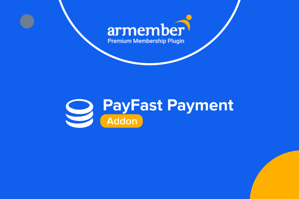 ARMember PayFast Addon v1.0