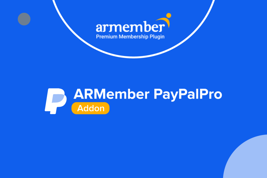 ARMember PayPal Pro Addon v1.9