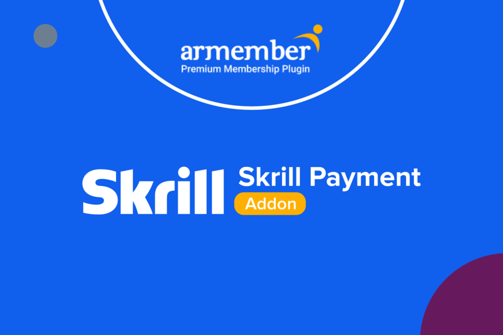 ARMember Skrill Payment Addon v1.0